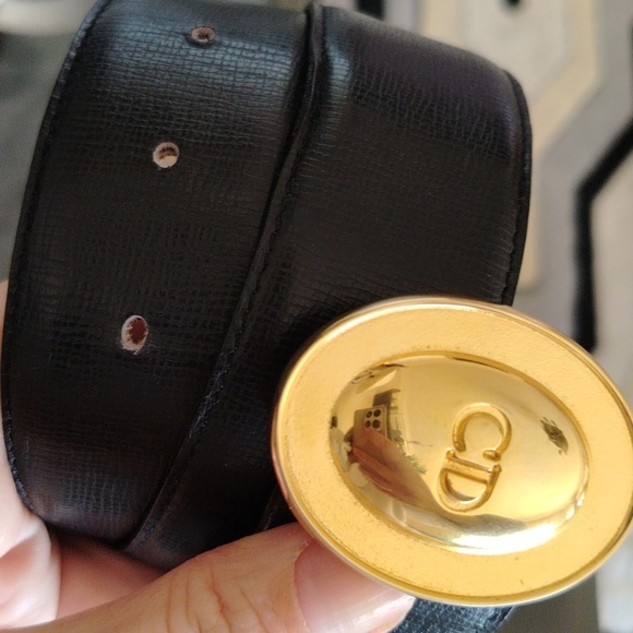 Christian dior leather belt main image 4